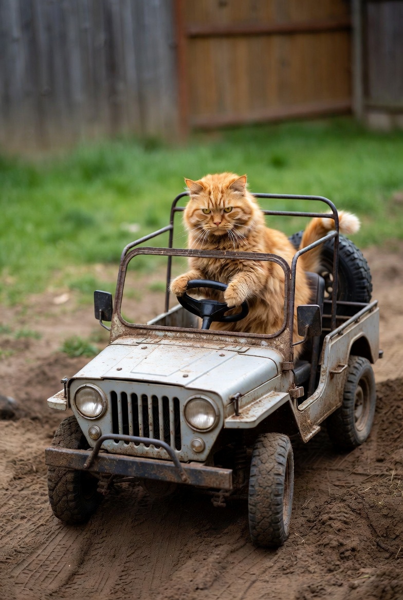 kat_rijdt_in_mini_jeep